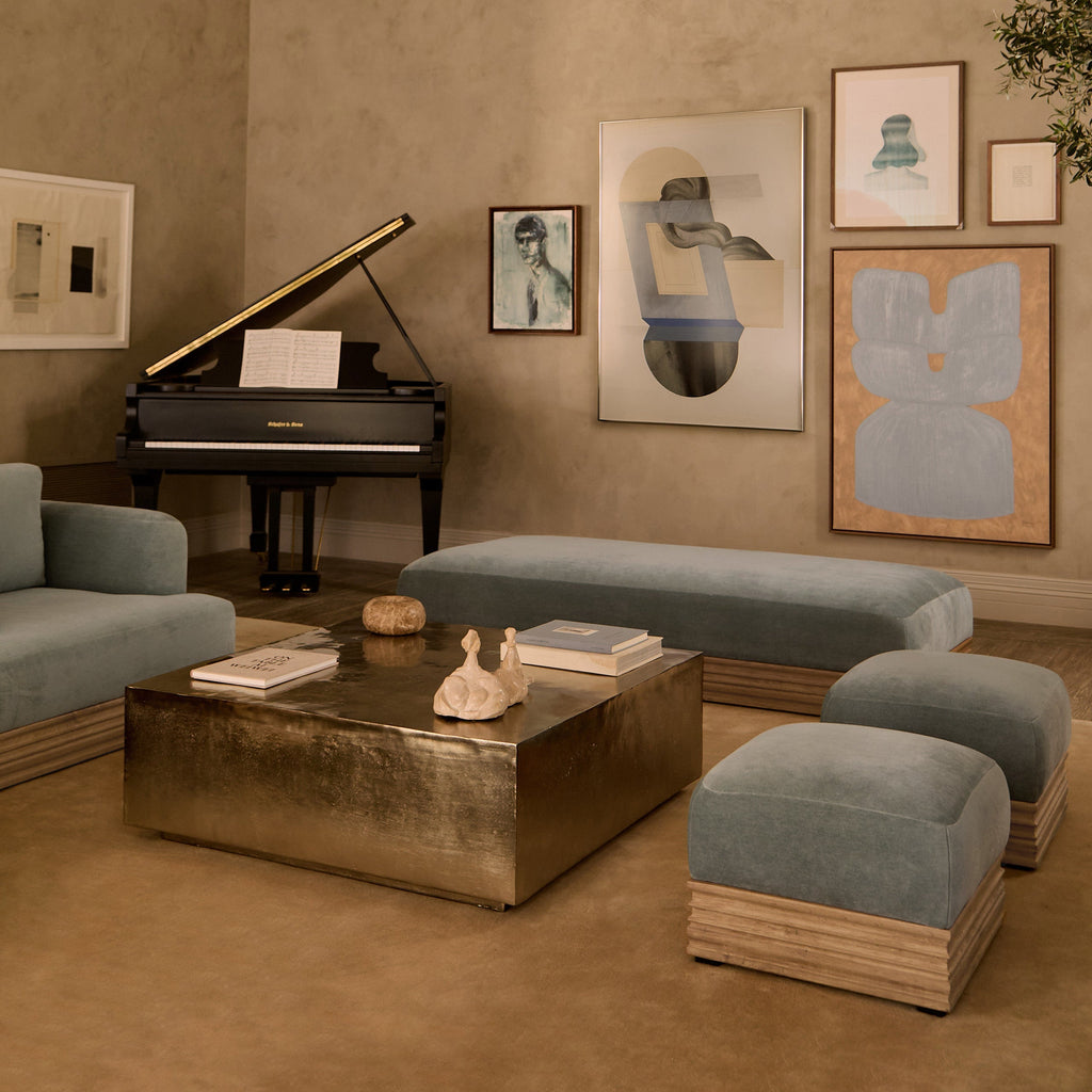 Architektonische Wolle Mohair Tagesliege
