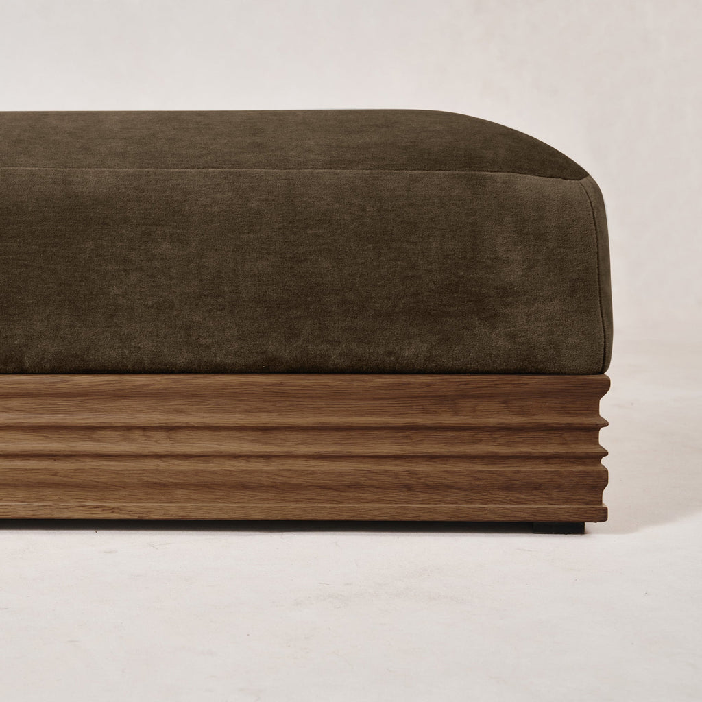 Architektonische Wolle Mohair Tagesliege