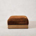Architektonischer Woll-Mohair-Ottomane
