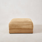 Architektonischer Woll-Mohair-Ottomane