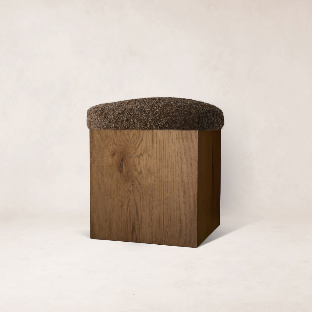 Saddle Oak Ottoman – Mokka