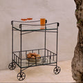Outdoor-Barwagen – Schwarzer Rahmen