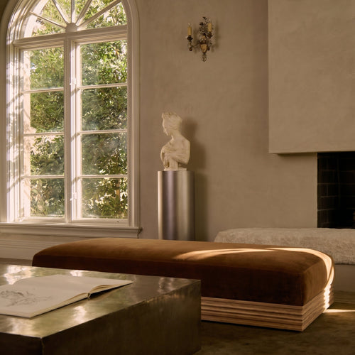 Architektonische Wolle Mohair Tagesliege
