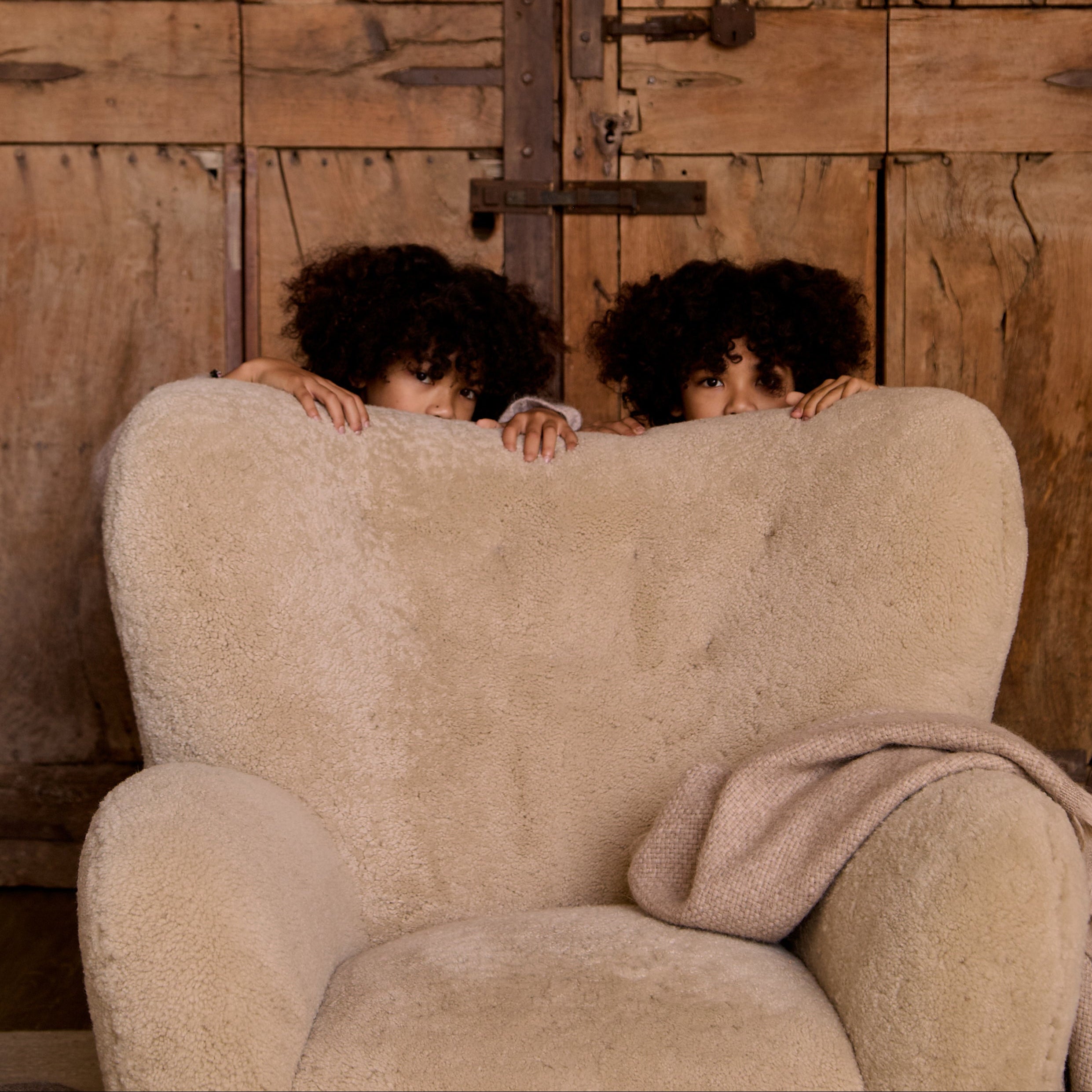 Loungesessel – Bone Shearling