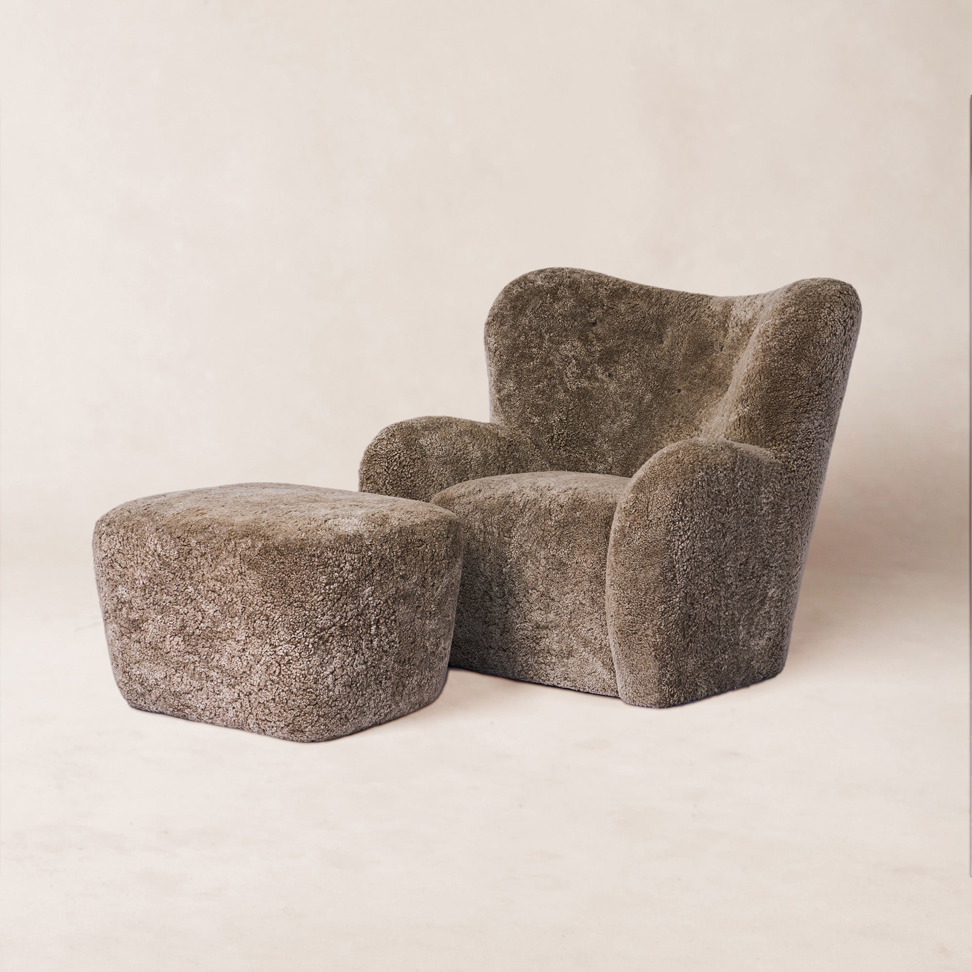 Osmanisch – Taupefarbenes Shearling
