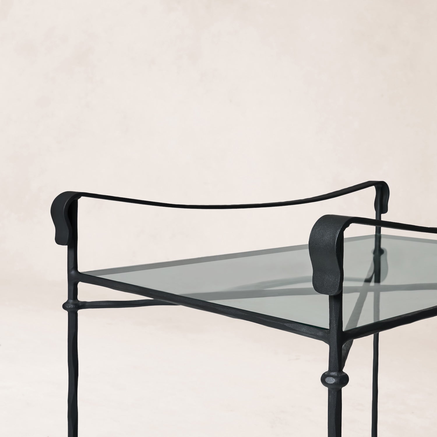 Outdoor-Barwagen – Schwarzer Rahmen