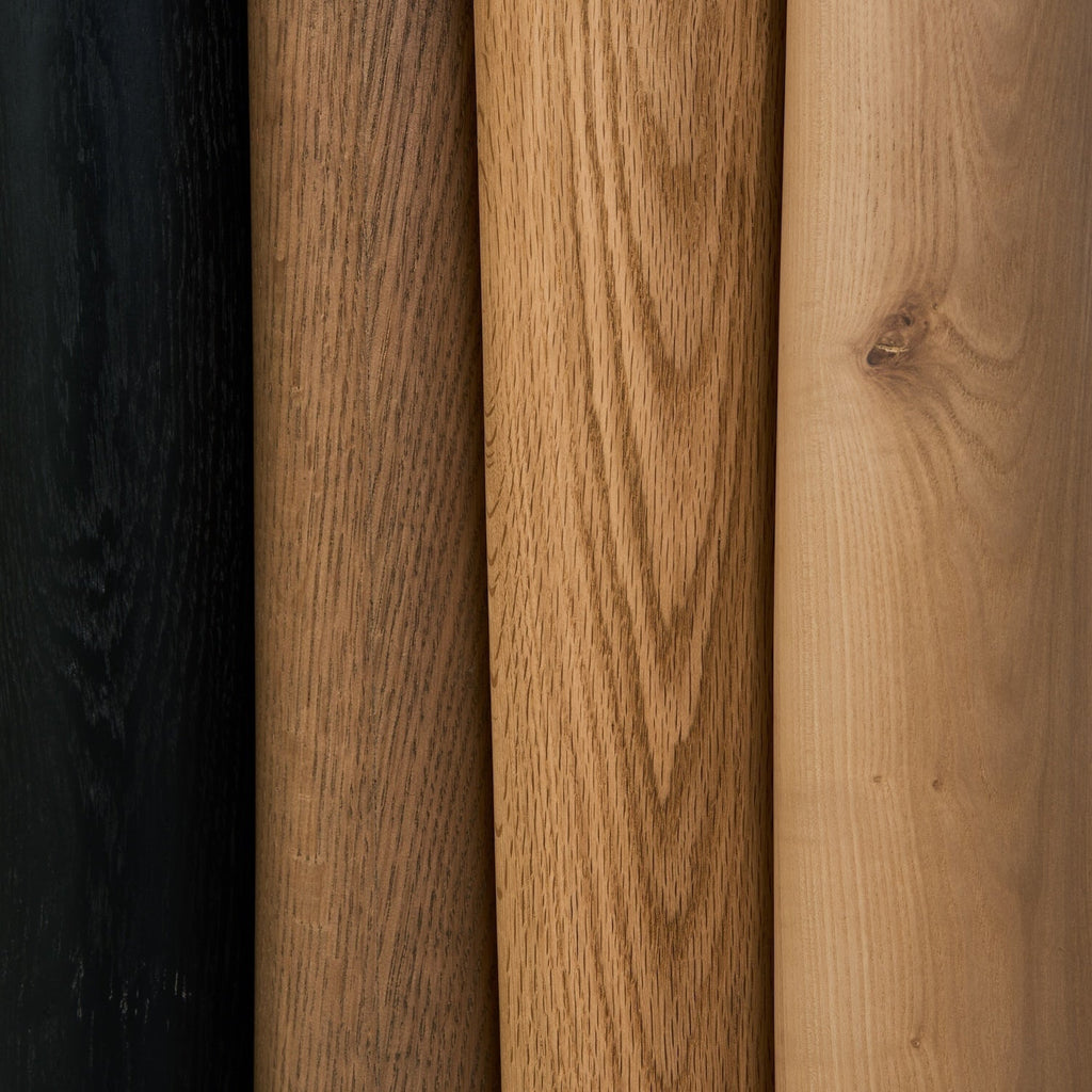 Esstisch "Warm Oak" aus massiver weißer Eiche, rechteckig